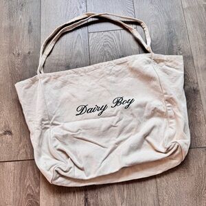DAIRY BOY TOTE BAG!!!  💚